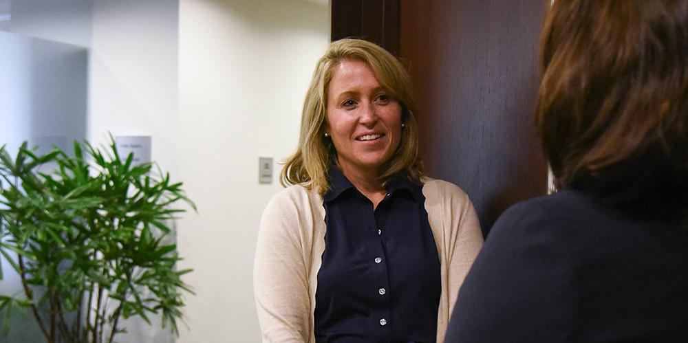 Assistant Director of Donor Services Brittany Zuckerman and her team help the Foundation’s current fund holders achieve their philanthropic mission during their lifetimes and also through planned giving opportunities. (Photo credit: Emma Truscott).